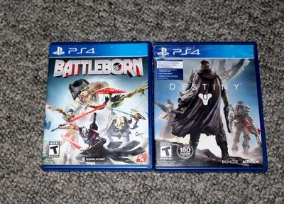 Battleborn & Destiny  Two Sony PlayStation 4 Games - Image 1 of 4