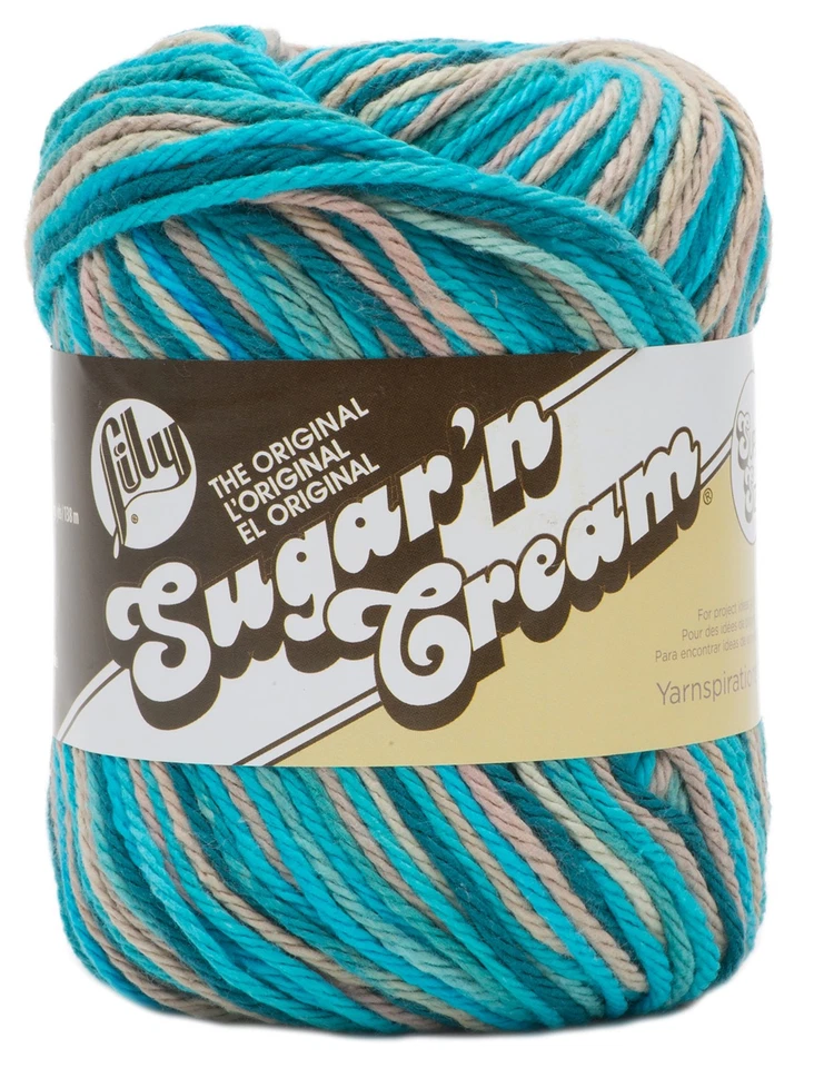 Lily Sugar'n Cream Yarn - Ombres Super Size Pebble Beach - Image 1 of 2