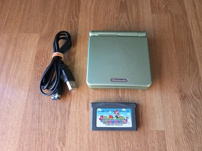 Nintendo Game Boy Advance SP Toys R Us exclusive Pearl Green AGS-001 OEM - RARE - Image 1 of 4