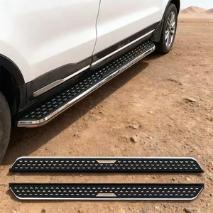 2PCS for Lincoln MKC 2015-2019  Fixed Side Step Pedal Running Board Nerf Bar - Picture 1 of 9