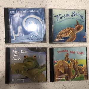 4 Classic Childcraft CDs The Birth Of A Whale/ Rain Rain Go Away/ Turtle Song - Picture 1 of 10