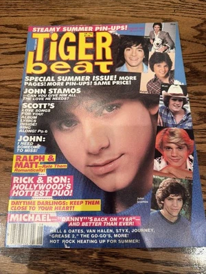 Tiger Beat Aug 82,  Ralph Macchio John Schneider, Stamos, Dillon - Image 1 of 4