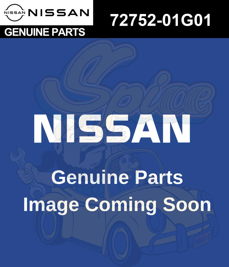 Genuine Nissan 72752-01G01 Windshield Upper Chrome Molding - Image 1 of 1