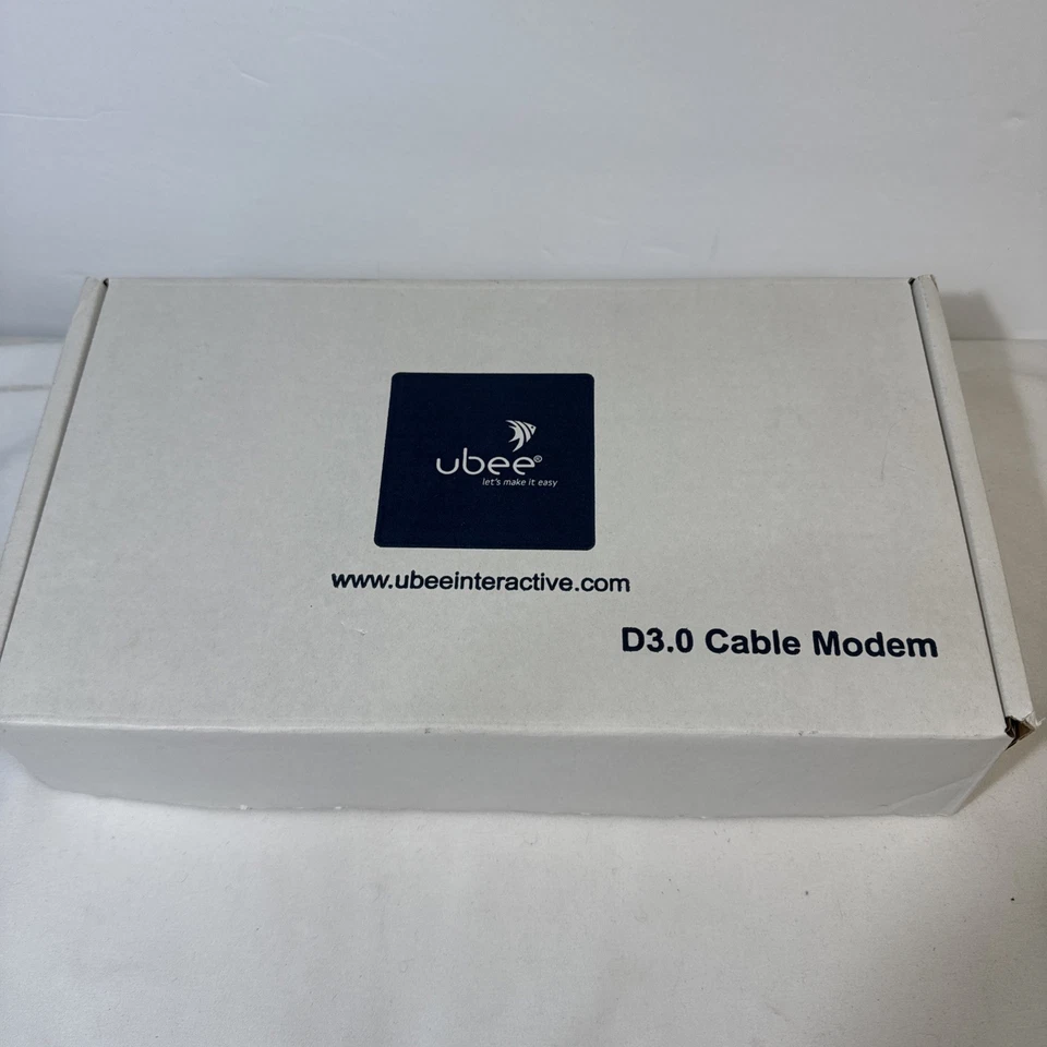UBEE D3.0 Cable Modem DDM3513 DOCSIS 3.0 NEW UNOPENED IN BOX All Parts Included - Image 1 of 4