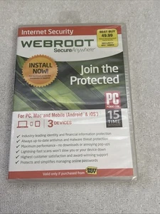 Webroot SecureAnywhere Internet Security - Vollversion für Windows & Mac... - Bild 1 von 4
