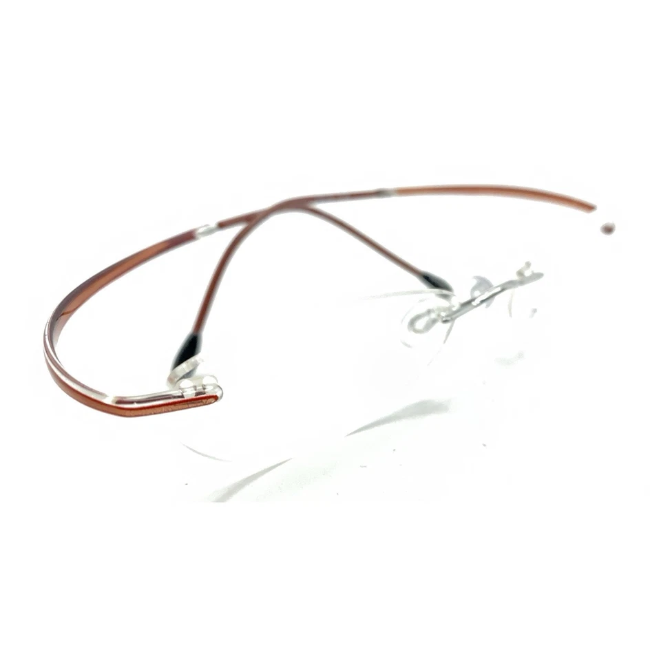 Silhouette M6571 40 6054 Titanium Red Rimless Eyeglasses Frames 50-17 140 - Image 1 of 4