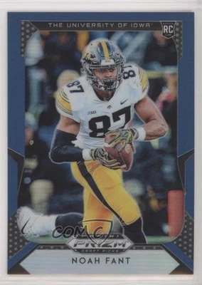 2019 Panini Prizm Draft Draft Picks Blue Prizm Noah Fant #129 Rookie RC - Image 1 of 2