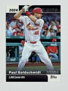 2025 Topps Paul Goldschmidt #GH-21 2024 Greatest Hits - Picture 1 of 2