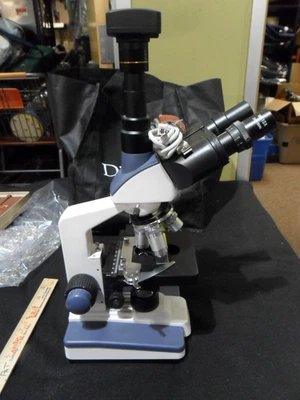 Microscopio compuesto AmScope Doctor clínica veterinaria + cámara Foto 1 de 4