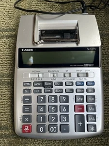 Canon P23-DHV-3 Printing Calculator Clock & Calendar - Picture 1 of 8