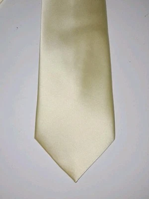 Corbata Puccini amarilla para hombre 58 X 3,25 pulgadas Foto 1 de 3