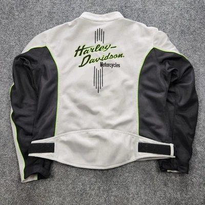 Harley-Davidson Jacket Womens XL Gray Black Mesh Motorcycle Riding 97285-07VW - Image 1 of 4