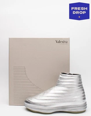 PVP €850 VALEXTRA LOVEGROVE Botas Deportivas de Cuero US9 UK8 EU42 Hechas en Italia Foto 1 de 4