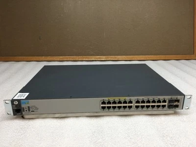 HP J9773A 2530-24G PoE+ 24-Port Gigabit Ethernet Network Switch with Rack Ears - Image 1 of 4