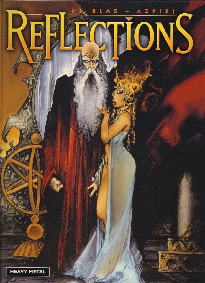 2001 REFLECTIONS Azpiri 1ST PRINT NM/M 9.8 HEAVY METAL Graphic Novel HARDCOVER - Image 1 of 2