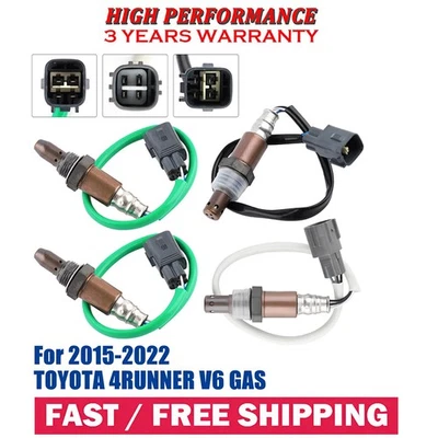 4pcs Upstream+Downstream O2 Oxygen Sensor For 2015-2022 Toyota 4Runner - Image 1 of 4