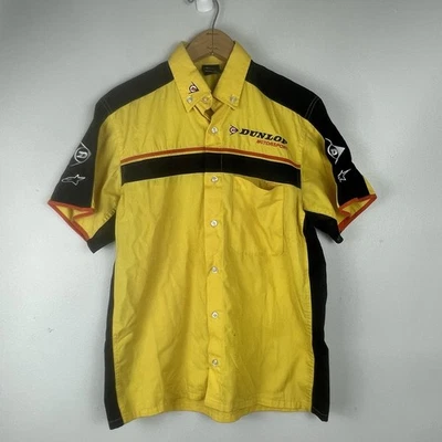Camisa Alpinestars Dunlop Motorsport Abotonada Carreras Talla XXS Pit Crew Amarilla Foto 1 de 4