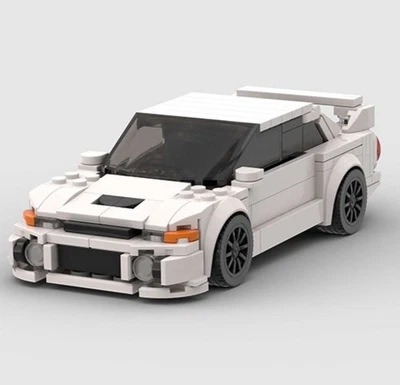 Custom MOC Lego Mitsubishi Lancer Evolution Evo V 285 Piece Building Brick Car - Image 1 of 4