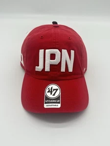 Japan ’47 JPN Adjustable Hat Red Country Flag OSFA NWT - Picture 1 of 8