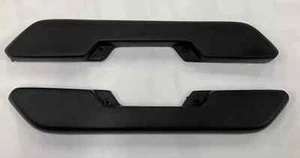 1977-80 CHEVROLET GMC TRUCK BLAZER SUB CREW BLACK INTERIOR ARM REST PAIR - Picture 1 of 1