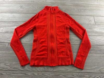 Cárdigan REI CoolMax Rendezvous rojo cremallera completa suéter ligero para mujer XS Foto 1 de 4