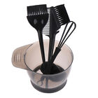 Hair Dye Color Brush Bowl Set With Ear Caps Dye Mixer Hairstyle Accessorie Sg