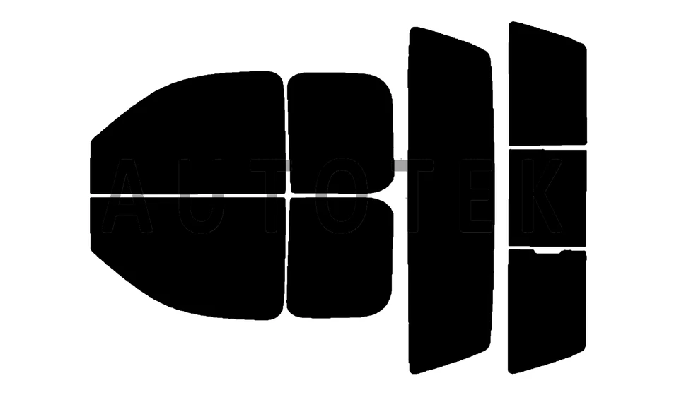 PreCut Window Film for Chevy Silverado 3500 Extended Cab 2015-19 Any Tint Shade - Image 1 of 4