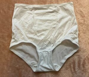 Cupid Women's Light CONTROL Brief Panties Underwear Beige Size LGE/G White