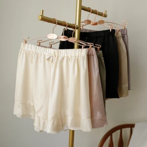 Femme sous-Vêtement Satin Faux Soie Short Slip Culotte Slip Bas Été - Photo 1/18