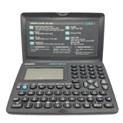 Casio Digital Diary  SF-3300 32KB Backlit Display - Image 1 of 4