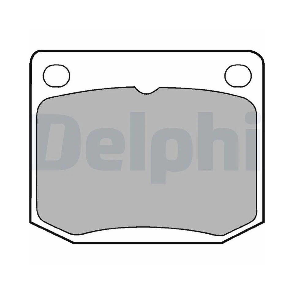 Bremsbelagsatz, Scheibenbremse DELPHI LP131 für SAAB, Hinterachse, Vorderachse - Bild 1 von 1