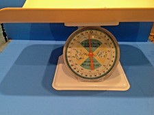 Baby/Nursery Scale American Family w/Cradle Excellent Condition & Graphics