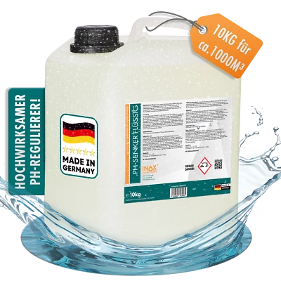 INOX® pH Senker flüssig 10KG Vorratskanister | Wasser Balance | Pools Whirlpool - Bild 1 von 4