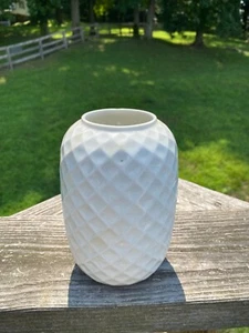 MCM weiße Porzellanvase Thomas Rosenthal Deutschland 5" hohe Keramik - Bild 1 von 9