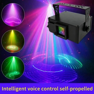 Full RGB 4D Animation Led Stage Lighting Laser Projector Light DJ Party Lamp - Picture 1 of 11