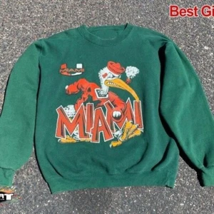 Miami Hurricanes University Of Miami Sweatshirt Men Women AN38200 - Picture 1 of 2