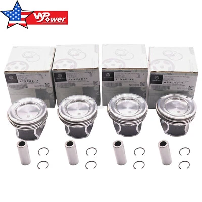 4x Anillos de pistones OEM Φ83mm STD para Mercedes-Benz C250 C300 W205 2.0T M274.920 Foto 1 de 4
