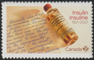 2021 Canada SC# 3287 - Insulin 1921-2021 - 100 Years - from Booklet - M-NH - Picture 1 of 1