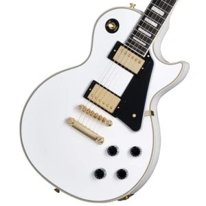 Epiphone Inspired by Gibson Custom Les Paul Custom Alpine White from JAPAN - Picture 1 of 10