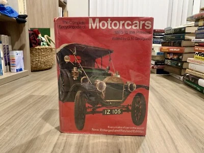 Complete Encyclopedia of Motorcars by G. N. Georgano (1973 Hardcover/DJ) Revised - Image 1 of 4
