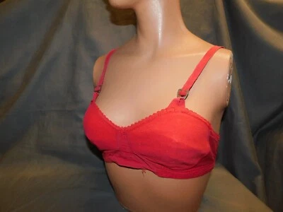 Vintage Bra 50's RED LOVEABLE  34 A/B #15 - Image 1 of 4