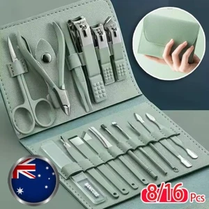 8/16PCS Set Tools Pedicure Kit Stainless Steel Nail Grooming Clippers Manicure - Picture 1 of 14