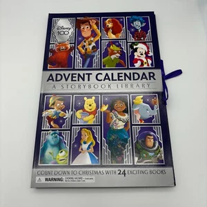 Disney 100 Advent Calendar 24 Mini Books Storybook Library, Countdown Christmas - Picture 1 of 3