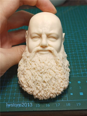 1:6 Head Sculpt Rubeus Hagrid Robbie Coltrane Carved For 12" Male Figure Body Cover