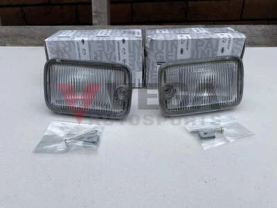 Front Bumper Lamp, Clear Set (RHS & LHS) to suit Nissan 180SX Type X B6170-60F00 - Image 1 of 4