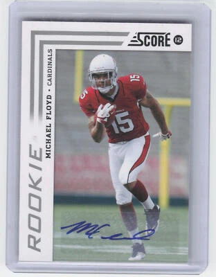 2012 Score #356 Michael Floyd Signatures - Image 1 of 2