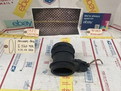 98-05 MERCEDES-BENZ E320 MAF SENSOR INTAKE TUBE DUCT # 1120940048 & WIRE PIGTAIL - Image 1 of 4