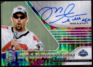 2021 Panini Spectra Champion Firme Celestiali #CSMA Mike Alstott #18/60 - Foto 1 di 2