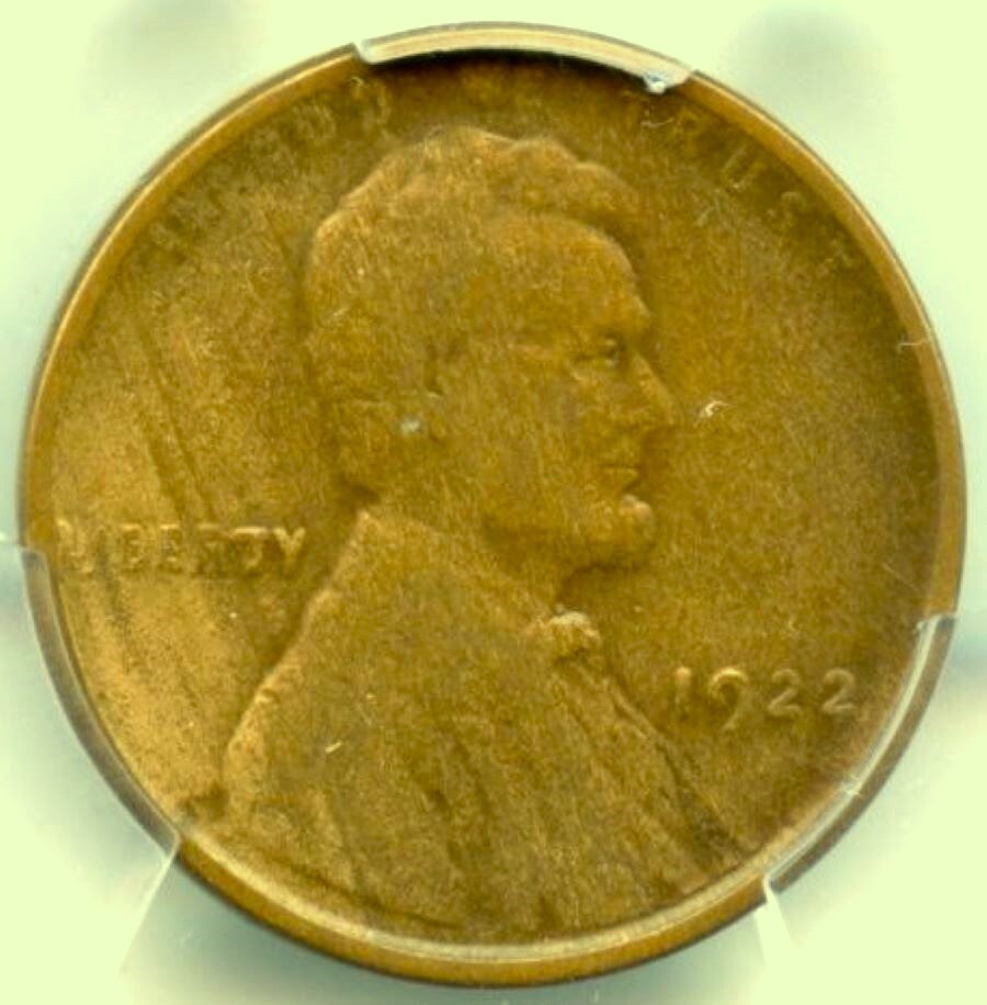 VF 30 Graded 1922 Year Lincoln Wheat US Small Cents (1909