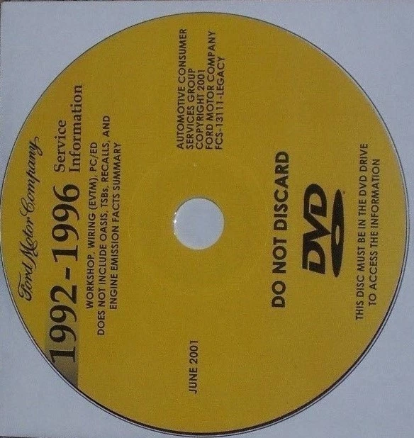 Ford Mustang 1992 manual de reparación de taller DVD LX GT convertible Foto 1 de 1